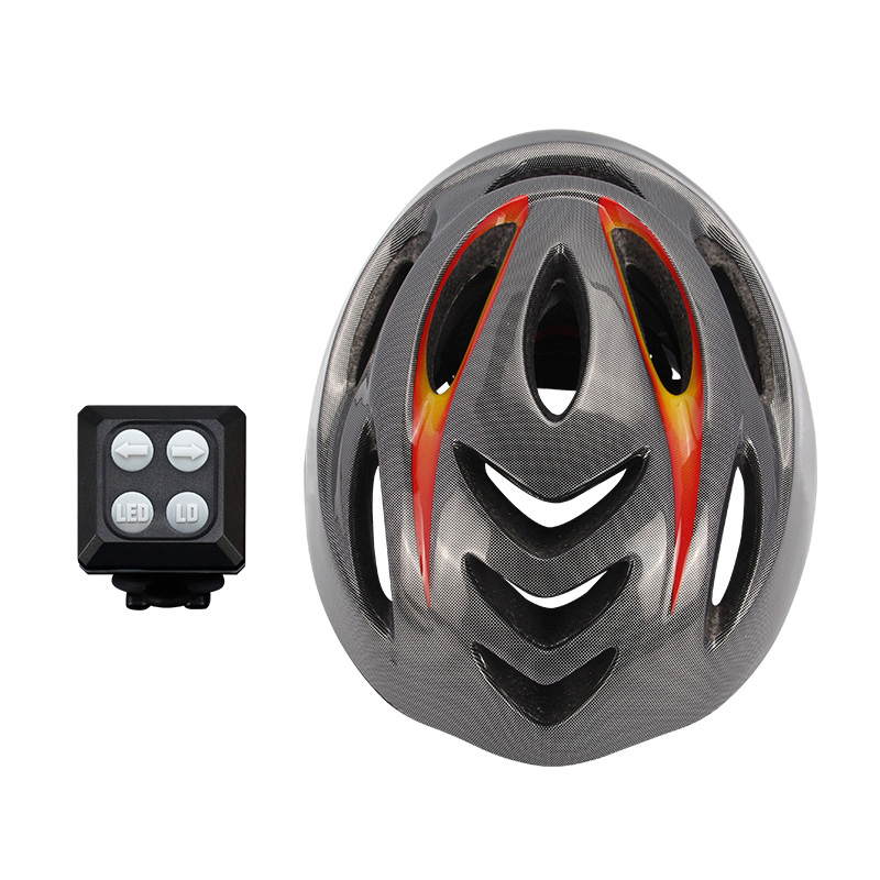 Multifunction smart led light indicator safety bike helmet with turn signal function